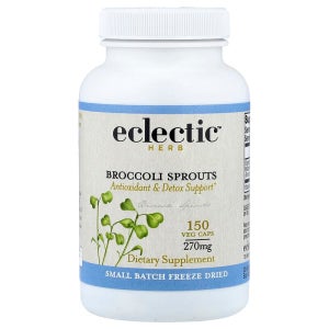 Eclectic Herb 동결 건조 브로콜리 새싹 베지 캡슐 150정(캡슐 1정당 270mg) ECL-30167