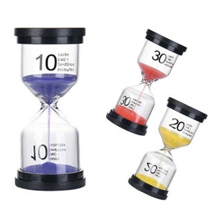 모래색상랜덤 5분 강화유리 모래시계 시간관리 인테리어 타이머 시계