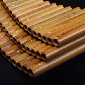 팬 플루트 민속 악기 월드뮤직 연주용 관악기 튜닝 G키 22관 (베이스 롱관)