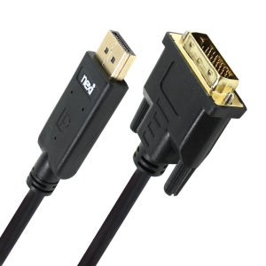 NEXI DP to DVI 변환 케이블 디스플레이포트 모니터 연결 케이블 1.8m, 1개
