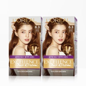 [나눠 쓰는 새치염색] 로레알파리 엑셀랑스 듀오크림 2개