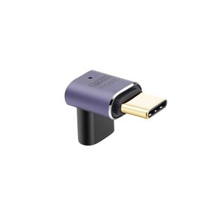 USB4 C타입 썬더볼트 3/4 꺽임 연장 젠더 240W 40Gbps 충전 YT-U4G05