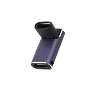 USB4 C타입 썬더볼트 3/4 꺽임 연장 젠더 240W 40G 충전 YT-U4G06