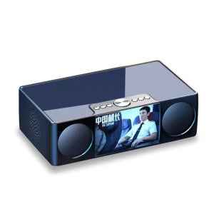 블루투스 스피커 MV 고음질 서브우퍼 스피커 오디오 3스피커미러시계AI블루