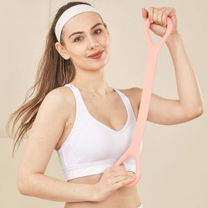 어깨운동 스트레칭밴드 팔 고무줄 운동기구 요가 필라테스밴드 홈트용품