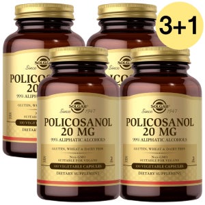 솔가 폴리코사놀 20mg 식물성 캡슐 100개 4통