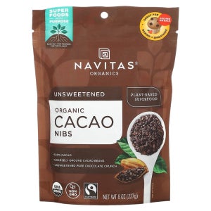 Navitas Organics 나비타스 오가닉스 유기농 카카오 닙스 무가당 227g(8oz) NAV-00068