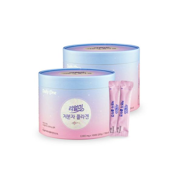 <b>데일리원</b> 리얼미 대용량 <b>저분자</b> <b>콜라겐</b> 2통(200포)<b>피쉬콜라겐</b>