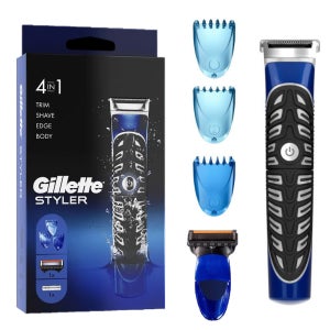 질레트 스타일러 4in1 전동 전기 면도기 남성 수염 트리머 Gillette Styler