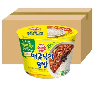 오뚜기 맛있는 컵밥 매콤낙지덮밥 285gx12개