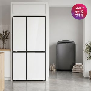 LG 디오스 AI 오브제컬렉션 냉장고 (양문형)+LG 통돌이 세탁기 (S836MQQ012 + T19MX8A)
