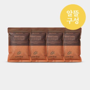 고단백 혼합곡 단백질밥 잡곡 퀴노아 렌틸콩 귀리 식물성단백질 1kg, 4개