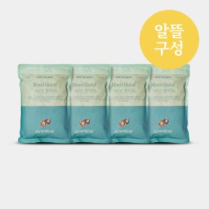 가벼운 혼합곡 다이어트 잡곡 현미밥 흑미 통밀 식이섬유 저칼로리 1kg, 4개