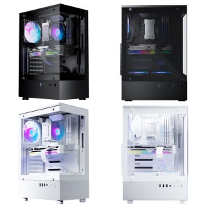 투민시스템 TA100 미들타워 케이스 RGB 강화유리