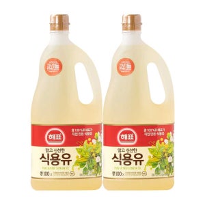 해표 식용유 1.5L, 2개