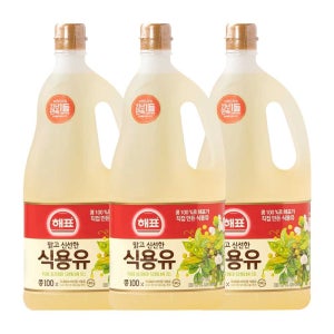 해표 식용유 1.5L, 3개