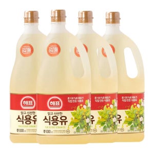 해표 식용유 1.5L, 4개