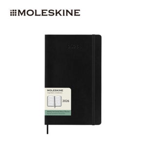 몰스킨 2026년 위클리 소프트커버 라지 다이어리(가로형/블랙)