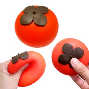 말랑말랑 감 주물럭 감모양 말랑이 스퀴시 스트레스 해소