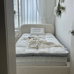 원적외선(FIRAYTEX) 기능성 자가발열 차박 캠핑 사계절 매트리스 돌침대 토퍼