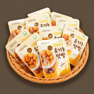 넛토피아 무첨가 무가당 100% 유기농 맛밤 40g, 30개