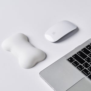 바림 퍼피 뼈다귀 마우스 손목 쿠션 받침대 패드 쿠션 게이밍 실리콘 팜레스트