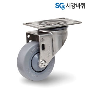 스텐바퀴 우레탄 고무 SGL75(3인치) 호텔 병원 식품 지덕 바퀴 캐스터 75mm 회전