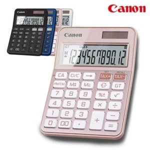 12자리 캐논 핑크 KS125T 계산기 디지털 문구
