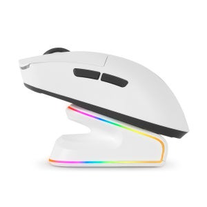 지클릭커 슈퍼히어로 OP99 MASTER 르캄프 라이트 초경량 게이밍 무선 블루투스 마우스 [화이트]