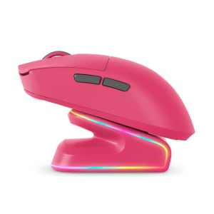 지클릭커 슈퍼히어로 OP99 MASTER 르캄프 라이트 초경량 게이밍 무선 블루투스 마우스 [핫핑크]