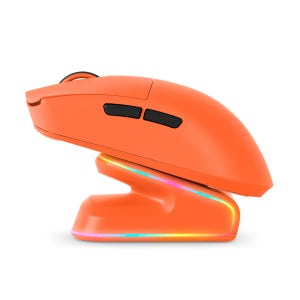 지클릭커 슈퍼히어로 OP99 MASTER 르캄프 라이트 초경량 게이밍 무선 블루투스 마우스 [오렌지아미]