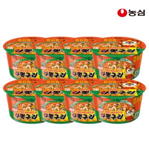 농심 라뽁구리 큰사발면 105g, 8개