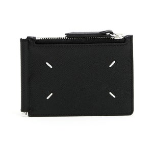 [국내당일배송] 메종 마르지엘라 보빈 레더 머니 클립 지갑 블랙 SA1UI0018P4745T8013