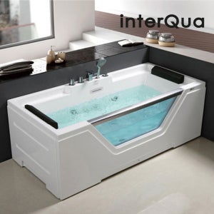 인터쿠아 IB-C434WSF 아크릴 사각 마사지 월풀 욕조 1600x800