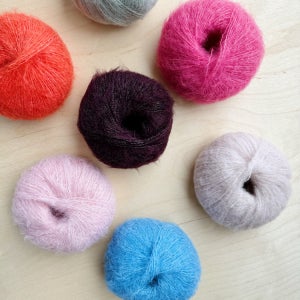 Rauma Garn Alpaca Silk -라우마간 알파카 실크 (알파카헤어)