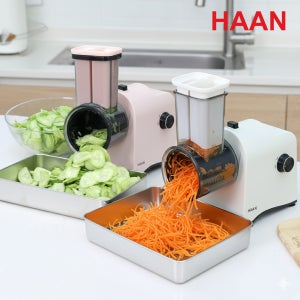 한경희 전동 자동채칼 양배추 슬라이서 김장 무 감자 당근 채썰기 야채절단기