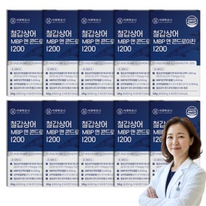 저분자 철갑상어 연골 콘드로이친 6형 1200 MBP c6s 콘드로이틴 60정, 10개