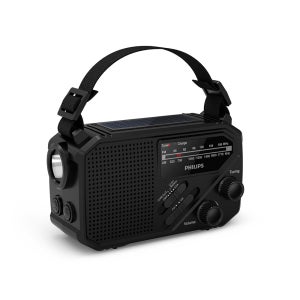 필립스 휴대용 아날로그 재난 라디오 TAR1609 태양열충전 캠핑 생존필수품 후레쉬 건전지