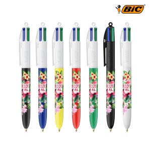 프랑스 BIC 4 Colours 클래식 360도 칼라 인쇄 볼펜 (주문제작 상품)