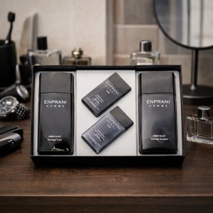 엔프라니 옴므 어반블랙 2종 기초화장품 세트 스킨 로션 남성 피부관리