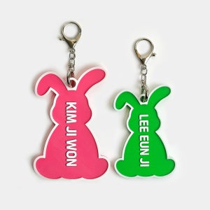 골프 네임택 토끼 골프백 가방 이름표 커스텀 캐디백