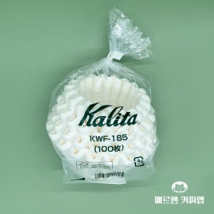 칼리타 웨이브 핸드드립 커피 필터 KWF 185 100매 2-4인용