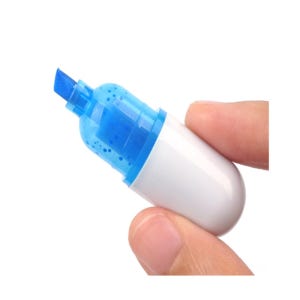 로켓터틀 미니 형광펜 6개 미니형광펜세트