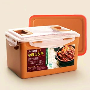 황토 누름 김치통 누름 판 오이지 장아찌 냄새안나는 누름독 누름돌 20L, 1개