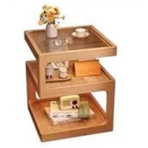 미니 협탁 원룸 가구 침실 침대 옆 수납장 단단한 40x40cm 원목