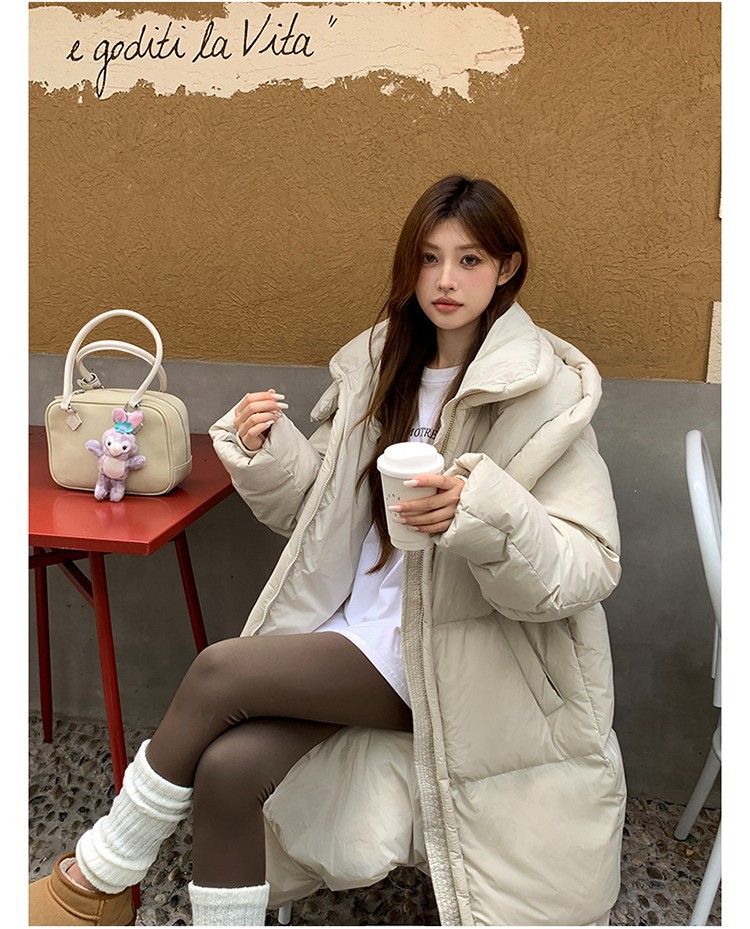 여성 점퍼 롱패댕 웰론