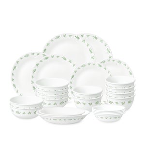 코렐 라임트리 한국형 6인 24P 원형 찬기홈세트 / 그릇 식기세트 예쁜접시 신혼부부 혼수 결혼 집들이 선물