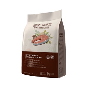 울애기쌩쌩 강아지 프리미엄 연어 스팀베이크드 수제사료 (눈, 피부, 관절, 체중조절), 1kg, 1개