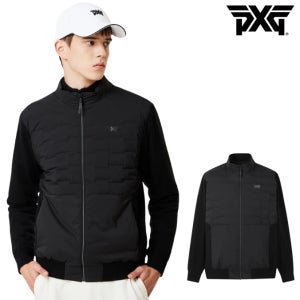 PXG 골프 남성 프리미엄 구스다운 패딩 자켓 블랙 검정 경량패딩 필드 라운딩 점퍼