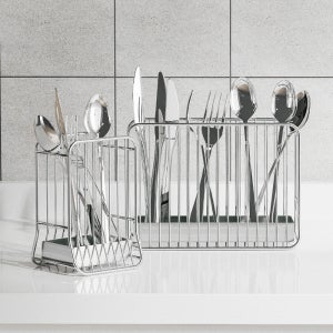 스텐릭 올스텐 304 수저 정리함 꽂이 소형 주방 싱크대 서랍 정리 보관함